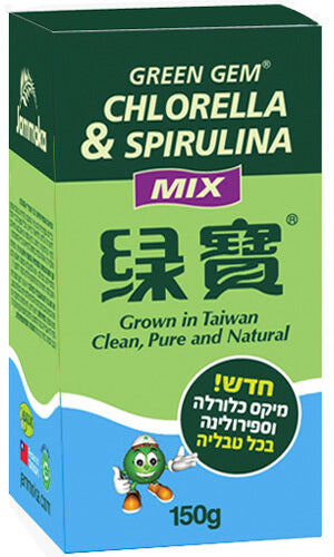 אבקת ספירולינה אורגנית 250 גרם